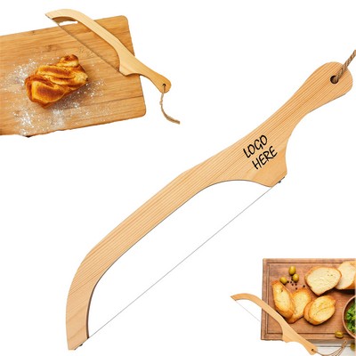 Wooden Serrated Bread Slicing Knife