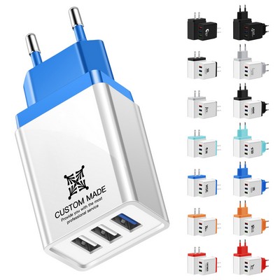 3 USB Ports Adapter Charger