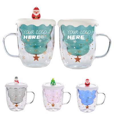 Double Wall Insulated m\Christmas Coffee Mug