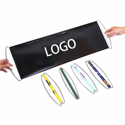 PET Retractable Hand Banner