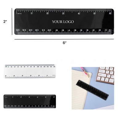 Custom 6 Inch Plastic Ruler