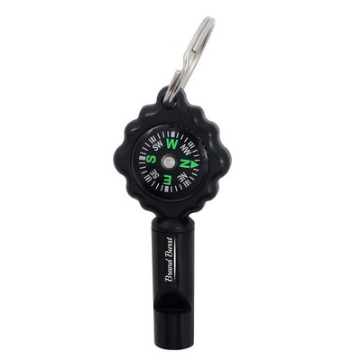 2 In 1 Survival Emergency Whistle Compass