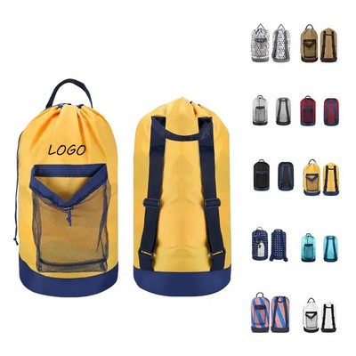 Backpack Laundry Bag With Adjustable Shoulder Straps