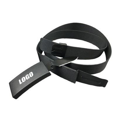 Durable Canvas Nylon Waist Belt with Hidden Knife