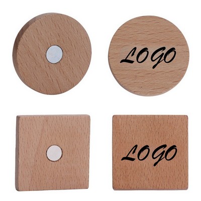 Wooden Magnetic Refrigerator Magnets