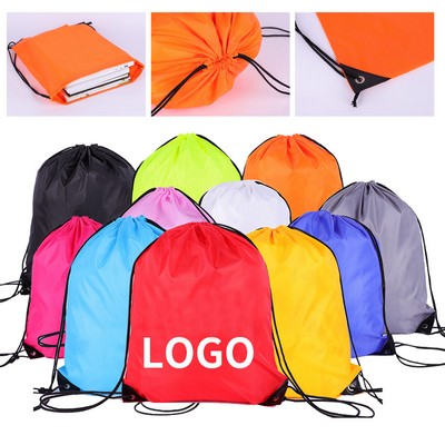 Classic Polyester Drawstring Backpacks