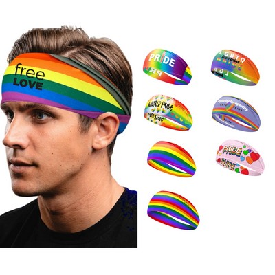 LGBT Rainbow Pride Day Headband