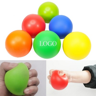 2" PU Foam Colorful Motivational Stress Reliever Ball