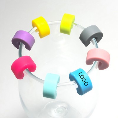 Circle Silicone Wine Glass Marker