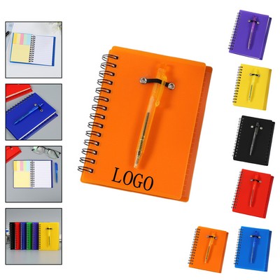 Multifunctional Coil Notebook Pen Set