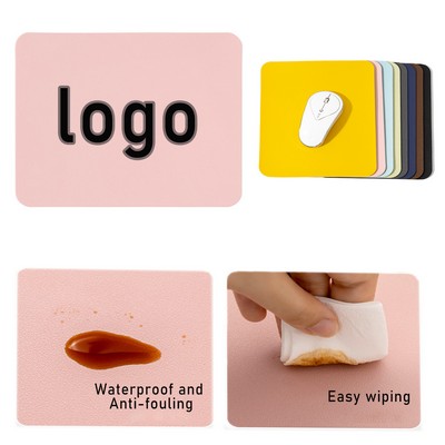 Full Color Rectangle Leather Mouse Pad