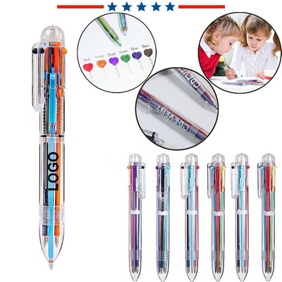 6 in 1 Multicolor Ballpoint Pen