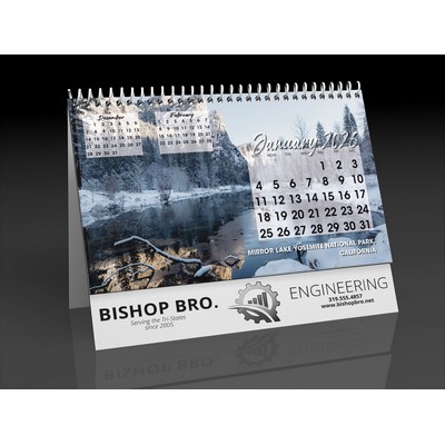 Scenic Treasures Folding Desk Calendar