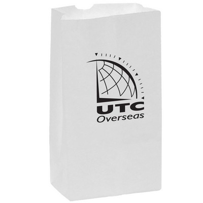 White Kraft Paper SOS Grocery Bag (Size 12 Lb.)