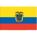 2'x3' Ecuador U.N. Nylon Outdoor Flag - Style C