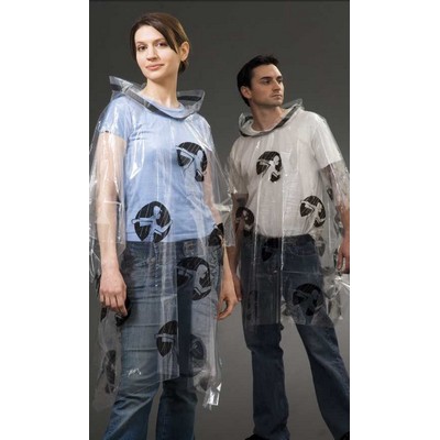 Rain Poncho Lightweight Clear