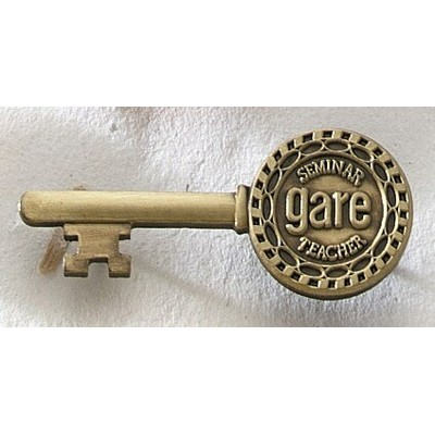 Economical Antique finish Brass Lapel Pin (Up to 3/4")