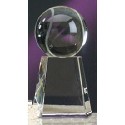 6½" Crystal Tennis Award