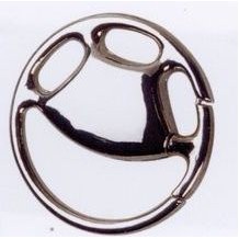 Designer Metal Key Tag (Steering Wheel)