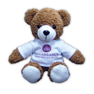 Plush Renaissance Teddy Bear w/ Imprinted T-Shirt