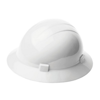 Americana® Heat White Hard Hat w/Mega Ratchet Suspension