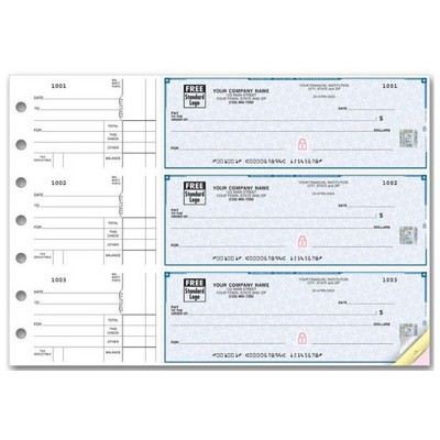 3-On-a-Page High Security Multi-Purpose Check (2 Part)