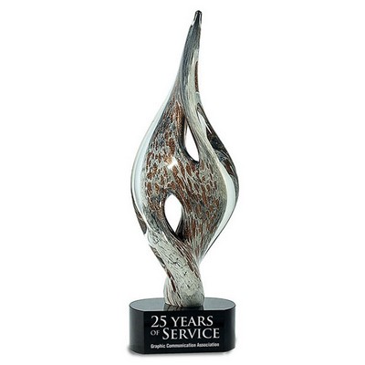 15¼" Spire Twist Art Glass Award