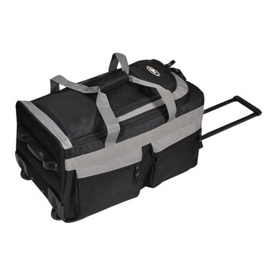 Rolling Duffel Bag w/Retractable Handle