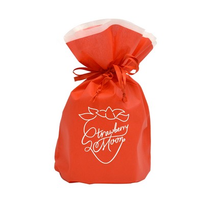 Red Non-Woven PP Pouch (12"x4"x16")