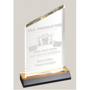 10" Beveled Peak Acrylic Award