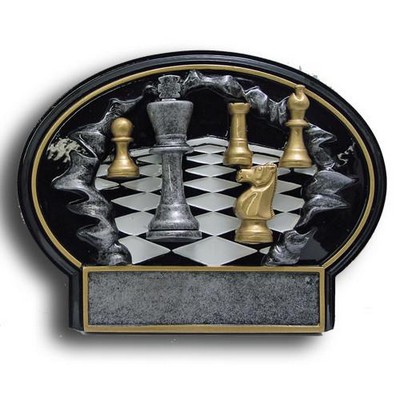 7.25" Chess Burst Thru Resin Award