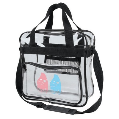 Clear Messenger / Briefcase Tote Bag