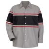 Red Kap™ Long Sleeve Multi-Stripe Performance Technician Shirt