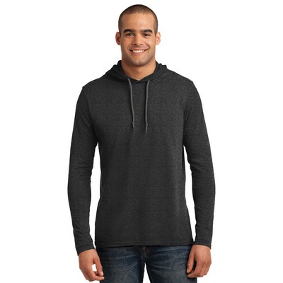 Anvil® Men's 100% Combed Ring Spun Cotton Long Sleeve Hooded T-Shirt