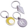 Stock Key Chain w/Large Oval Initial Charm