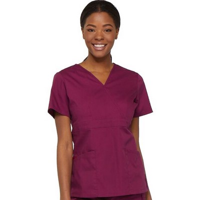 Women's Dickies® EDS® Signature Mock Wrap Scrub Top