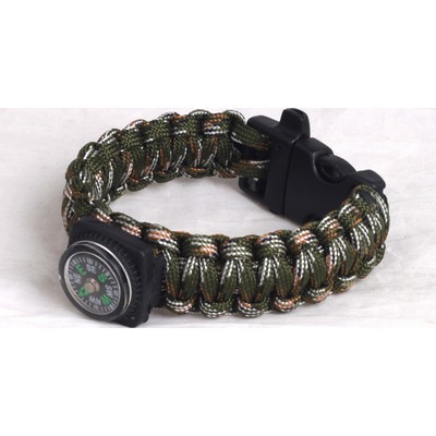 Outdoor Multifuntional Survival Bracelets w/Compass