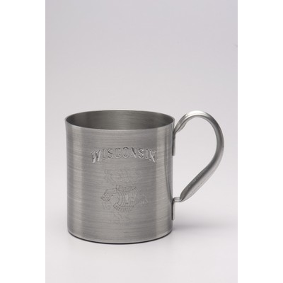 Aluminum Mug - Silver (16 Oz.)