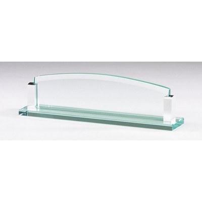 Glass Desk Name Plate