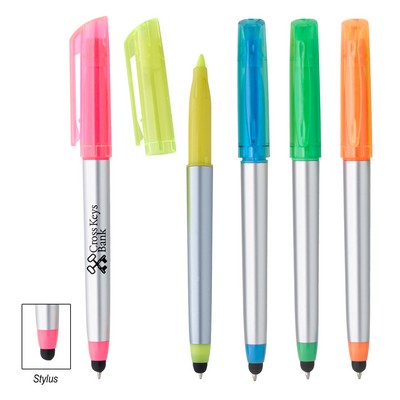 Trilogy Highlighter Stylus Pen