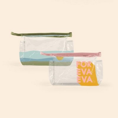 Clear Vinyl Jetsetter Medium Pouch