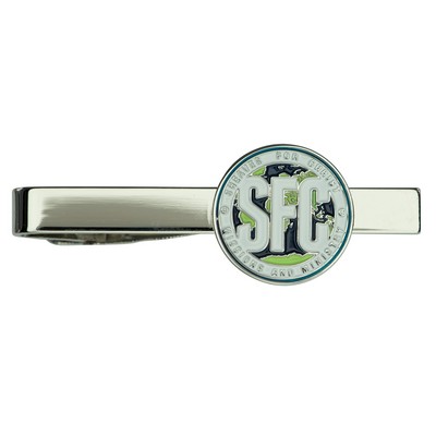 Tie Bar Clip, Die Struck Soft Enamel (3/4")