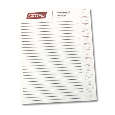 8.5"x11" Non Adhesive Note Pad