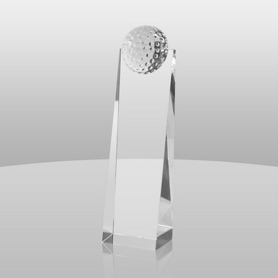 Medium Crystal Golf Tower Award