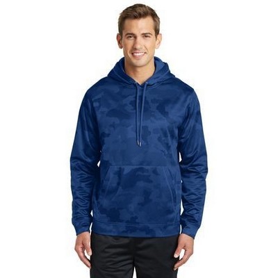 Sport-Tek® Sport-Wick® CamoHex Fleece Hooded Pullover