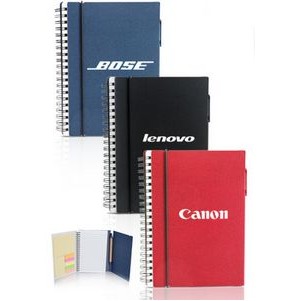 Spiral Notebooks with Elastic Closure