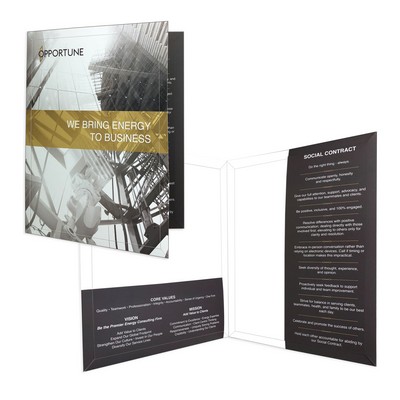 Large Conformer® Expansion Folder with Vertical & Regular Pockets Printed Full Color