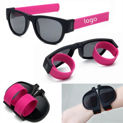 Slap Foldable Bracelet Sunglasses