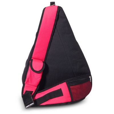 Everest Sling Bag, Hot Pink/Black