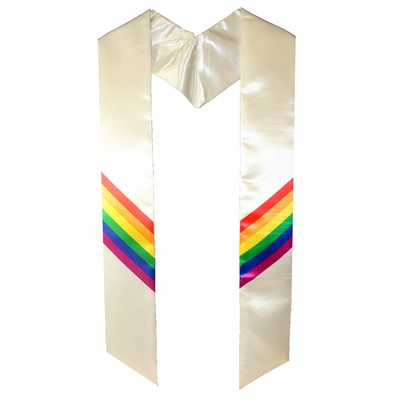 Rainbow Pride Graduation Sash